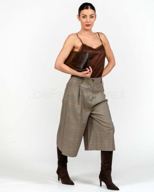 Grace & Mila Chocolate Satin and Lace Camisole  TREFLE CHOCOLATE