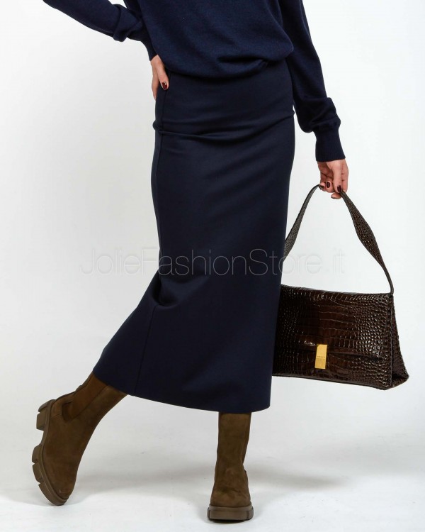 Meimeij Gonna Lunga Blue Parisien  M5IA16 772