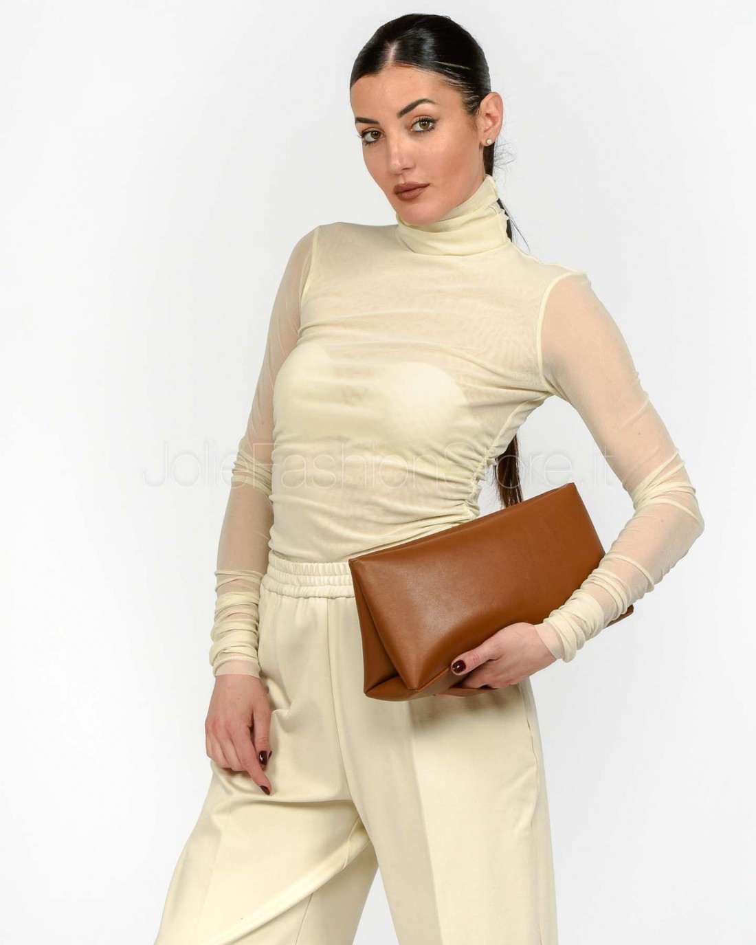 Meimeij Maglia Collo Alto Lana