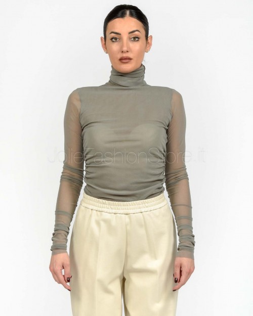 Meimeij Maglia Collo Alto Perla  M5IO15 PERLA