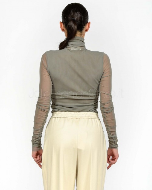 Meimeij Maglia Collo Alto Perla  M5IO15 PERLA