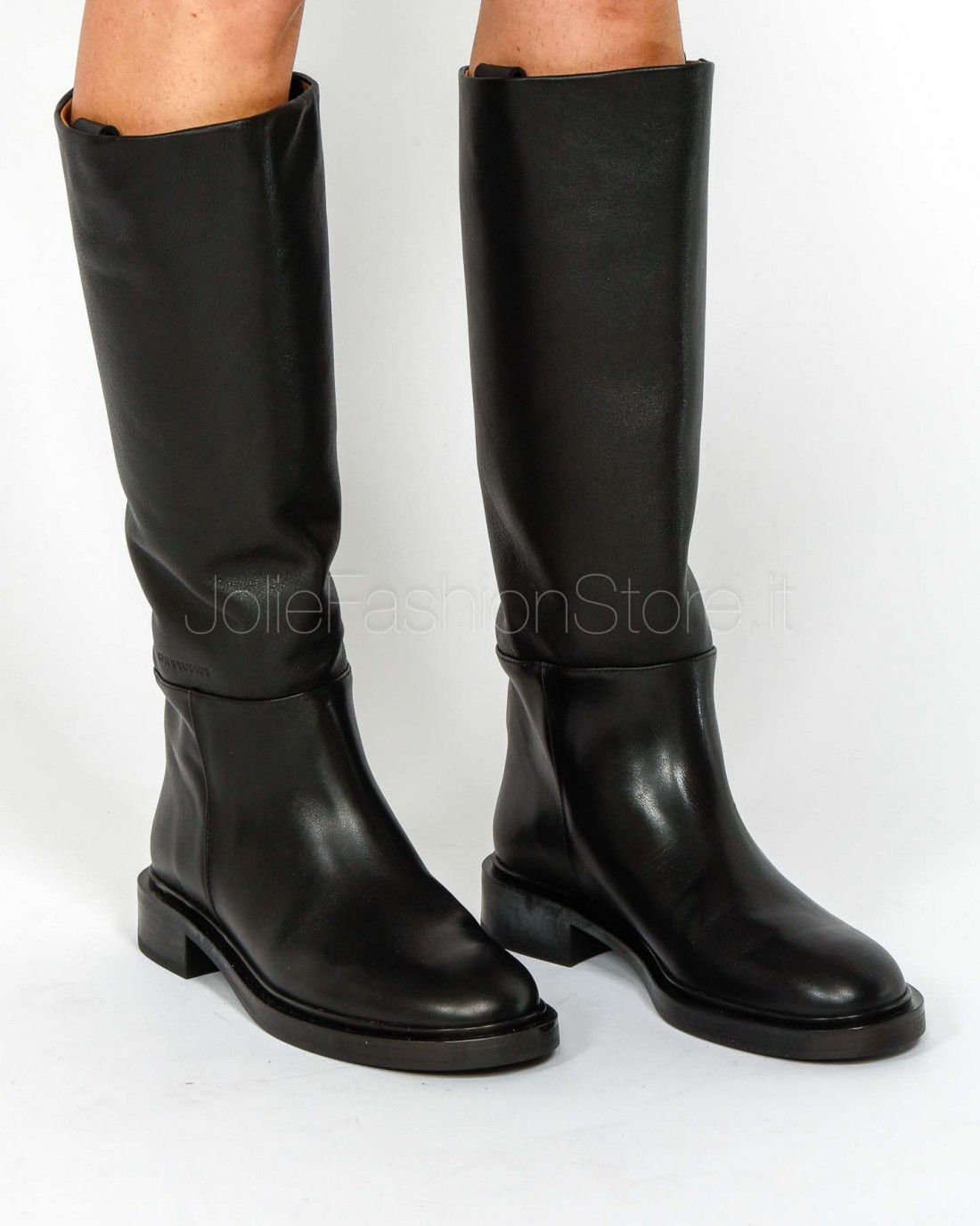 Copenhagen Stivale In Pelle Nero