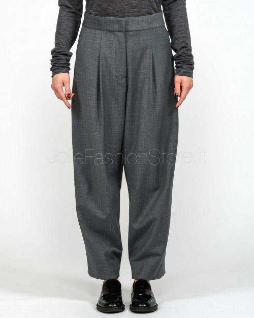 Meimeij Pantalone Ampio con Pieghe Gray Quill  M5IH11 160