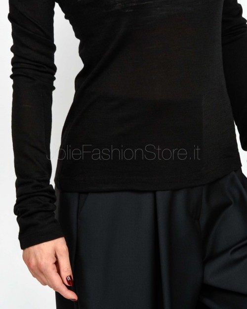 Meimeij Maglia Misto Lana Nero  M5IAB1 NERO