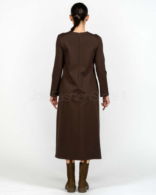 Meimeij Abito Lungo Linea Svasata Chocolate  M5IA26 828