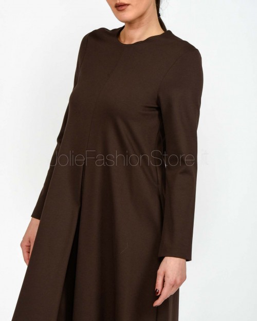Meimeij Abito Lungo Linea Svasata Chocolate  M5IA26 828