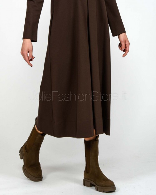 Meimeij Abito Lungo Linea Svasata Chocolate  M5IA26 828
