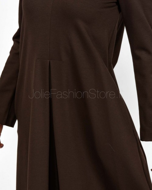 Meimeij Abito Lungo Linea Svasata Chocolate  M5IA26 828