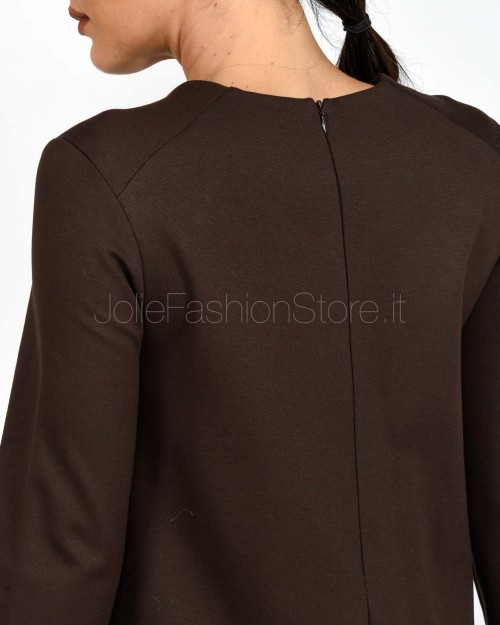Meimeij Abito Lungo Linea Svasata Chocolate  M5IA26 828