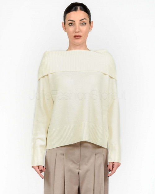 Marella Maglia con Scollo ‘Schiffer’ e Maniche Raglan Panna  LAMBRO