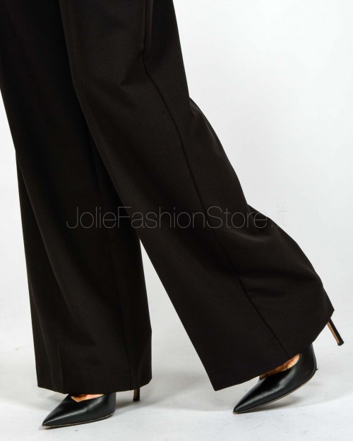 Patrizia Pepe Pantalone "ESSENTIAL" Fluido Nero  2P1725 A498 K103