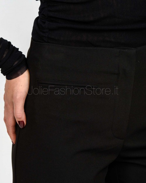 Patrizia Pepe Pantalone "ESSENTIAL" Fluido Nero  2P1725 A498 K103