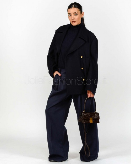 Grifoni Short Coat in Midnight Blue  GV260056/30