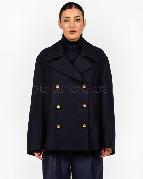 Grifoni Short Coat in Midnight Blue  GV260056/30