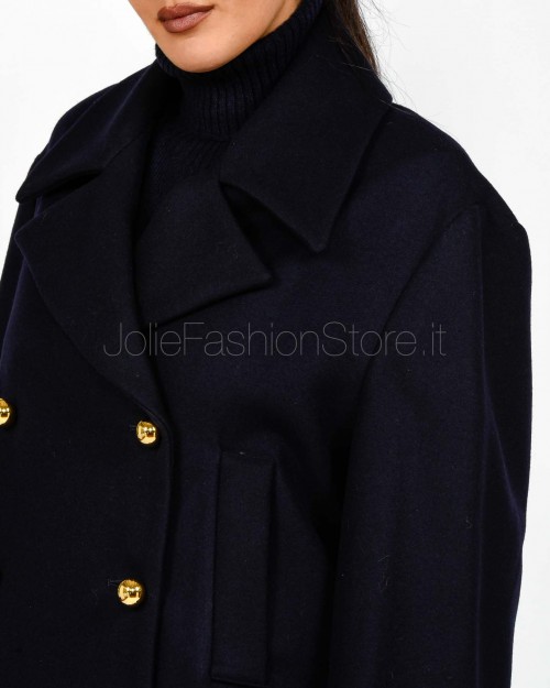 Grifoni Short Coat in Midnight Blue  GV260056/30