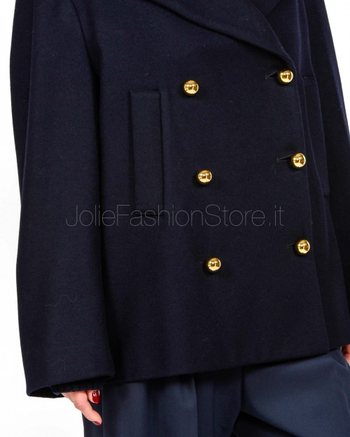 Grifoni Short Coat in Midnight Blue  GV260056/30