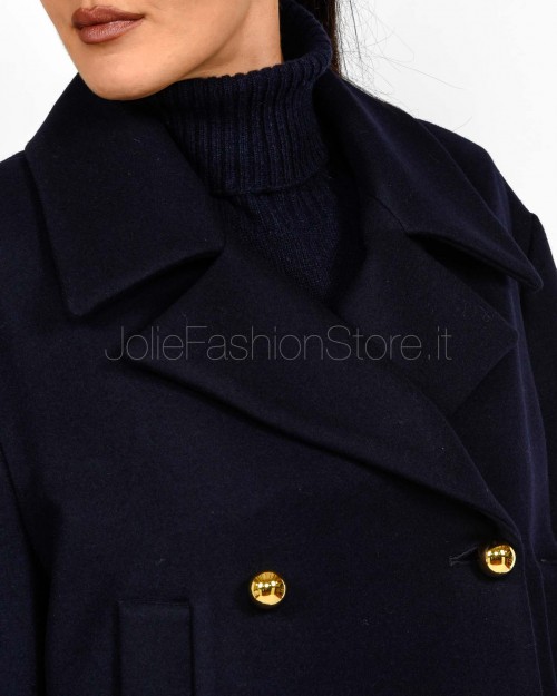 Grifoni Short Coat in Midnight Blue  GV260056/30