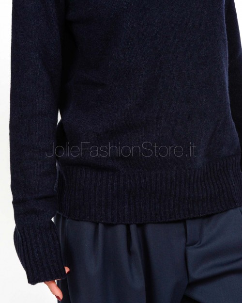 Grifoni Dark Blue Turtleneck Sweater  GVC210036/125