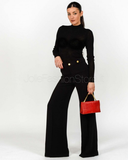 Grifoni Pantalone Fluido a Palazzo Nero  GV240085/10