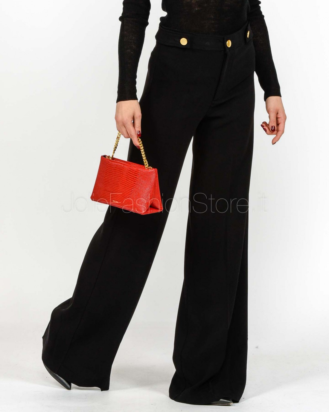 Grifoni Pantalone Fluido a Palazzo Nero  GV240085/10