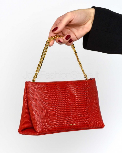 Mouliebre Red Lizard Leather Bag Carlottina Model  CARLOTTINA LIZARD ROSSO