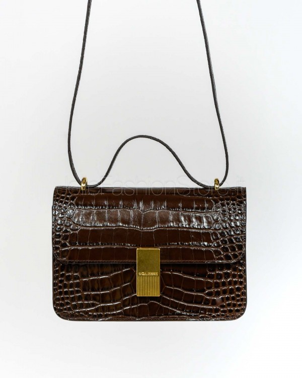 Mouliebre Borsa in Pelle Stampa Cocco Chocolate Modello Vanessa  VANESSA COCCO CHOCO