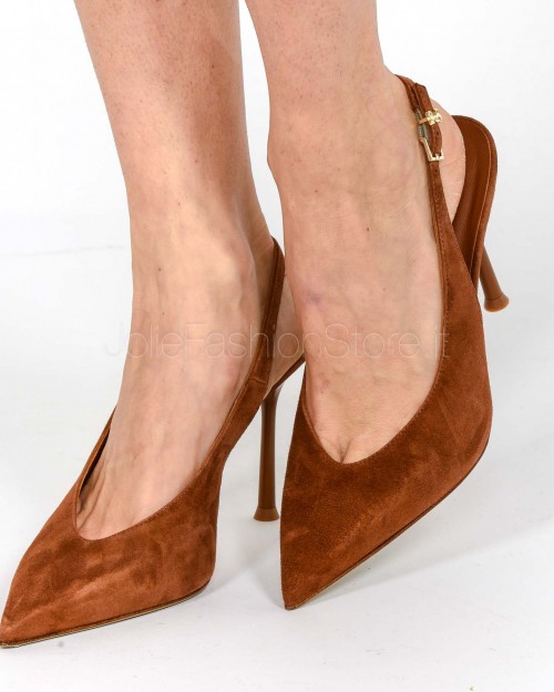 Sergio Levantesi Slingback Camoscio Africa  MOLE6