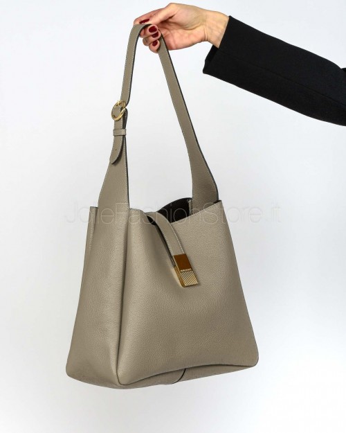 Mouliebre Borsa in Pelle Taupe Modello Teresa  TERESA TAUPE