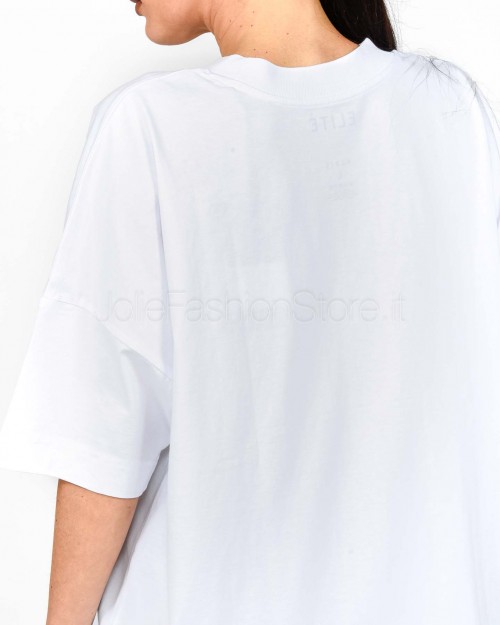 Elitè T-Shirt Over "Tennis Club" Bianco  TENNIS TS BIANCO