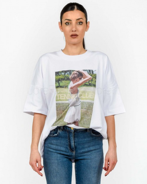 Elitè T-Shirt Tennis Club Bianco  TENNIS TS BIANCO