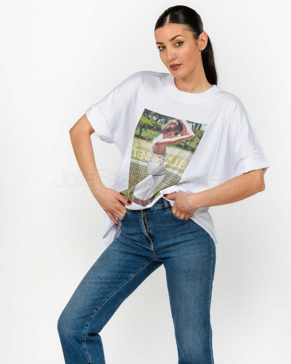 Elitè T-Shirt Tennis Club Bianco  TENNIS TS BIANCO