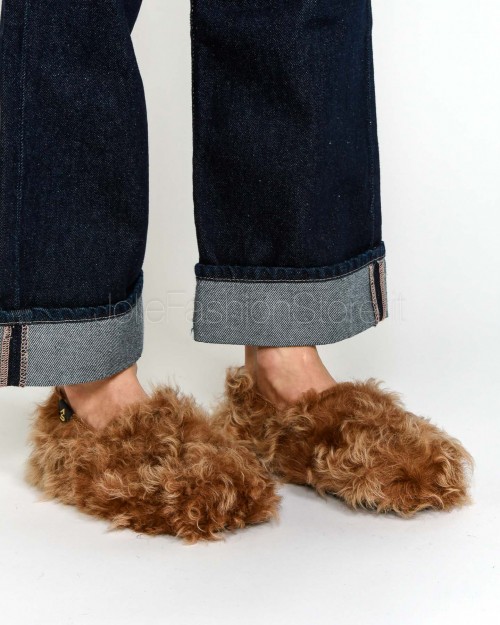 Monte Sport Ballerina Lamb Skin Brown  D19R