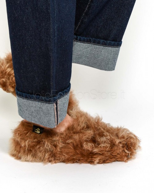 Monte Sport Ballerina Lamb Skin Brown  D19R