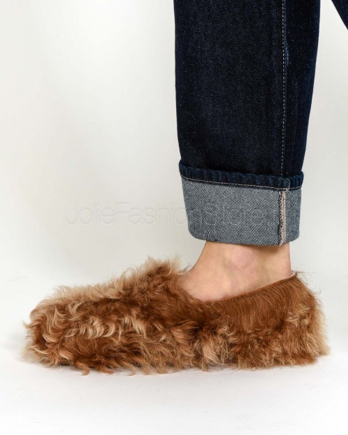 Monte Sport Ballerina Lamb Skin Brown  D19R