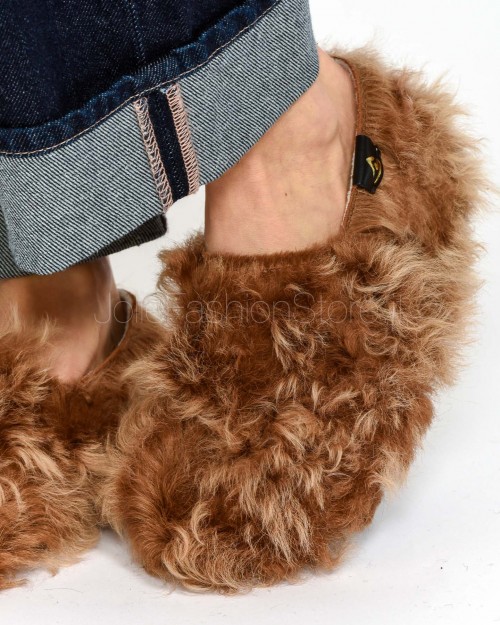 Monte Sport Ballerina Lamb Skin Brown  D19R