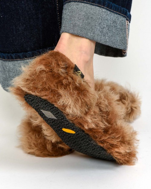 Monte Sport Ballerina Lamb Skin Brown  D19R