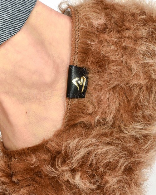 Monte Sport Ballerina Lamb Skin Brown  D19R