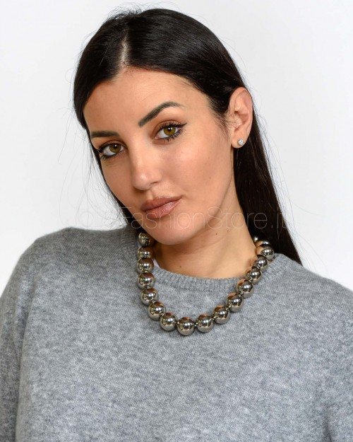 MeiMeiJ Collana Argento Nickel Free