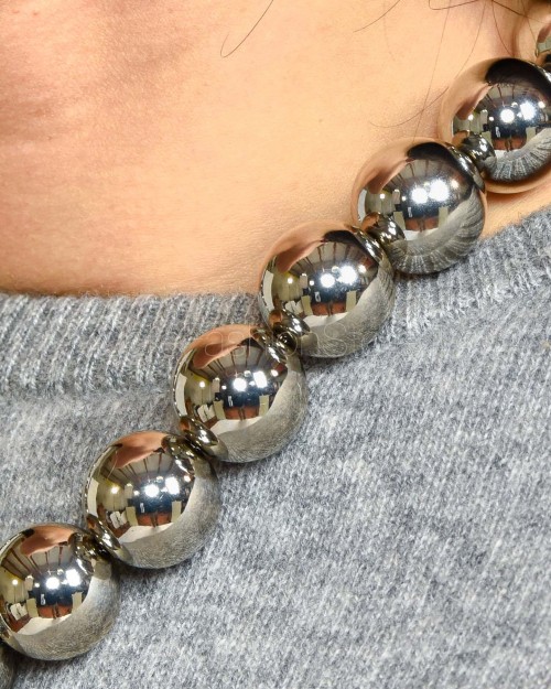 MeiMeiJ Collana Argento Nickel Free  M6PQ19 NIKEL