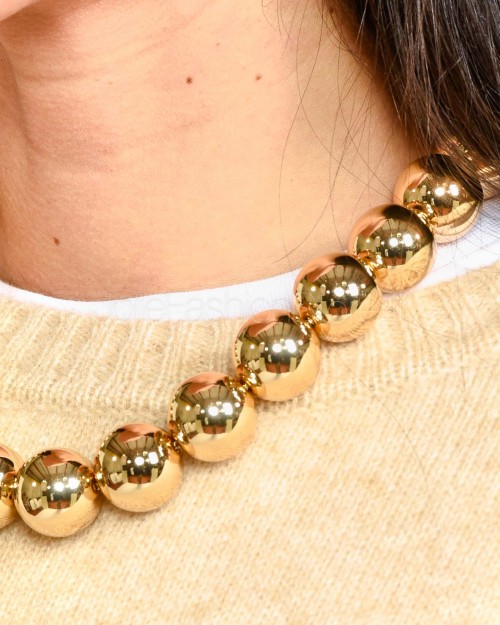 MeiMeiJ Collana Oro Nickel Free  M6PQ19 0050