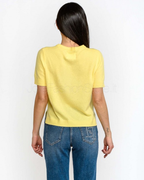 Not Shy Maglia Maniche Corte in Cashmere Soleil Modello Sinodie  SINODIE SOLEIL