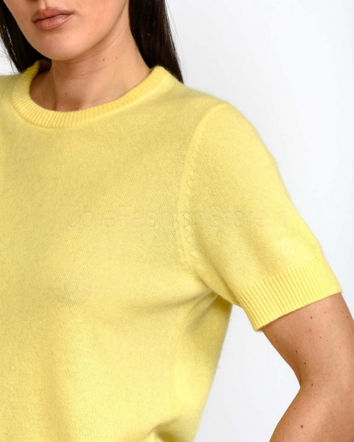 Not Shy Maglia Maniche Corte in Cashmere Soleil Modello Sinodie  SINODIE SOLEIL