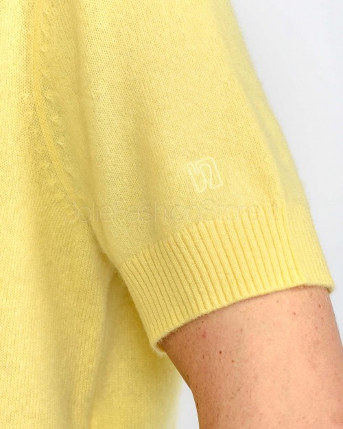 Not Shy Maglia Maniche Corte in Cashmere Soleil Modello Sinodie  SINODIE SOLEIL