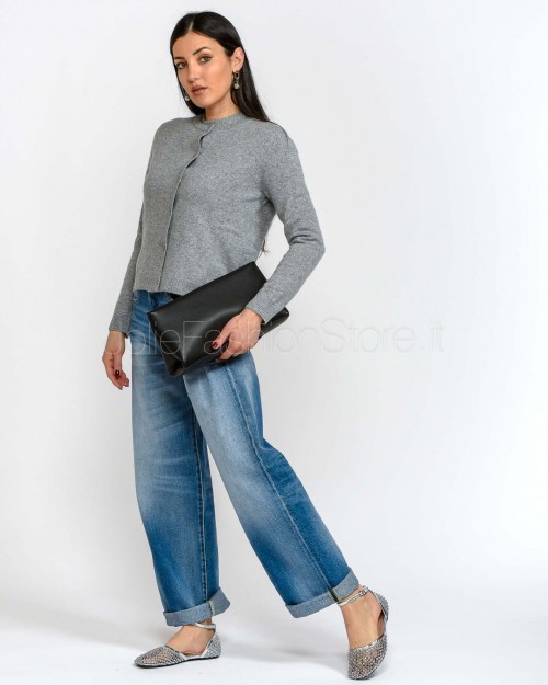 Not Shy Cardigan in Cashmere Grigio  NALINE GRIS CHINE