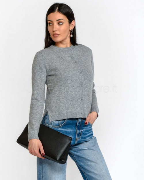 Not Shy Cardigan in Cashmere Grigio