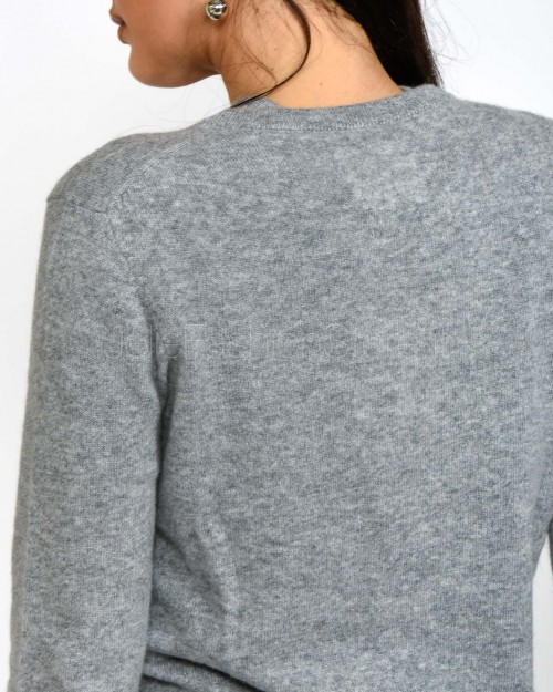 Not Shy Cardigan in Cashmere Grigio  NALINE GRIS CHINE