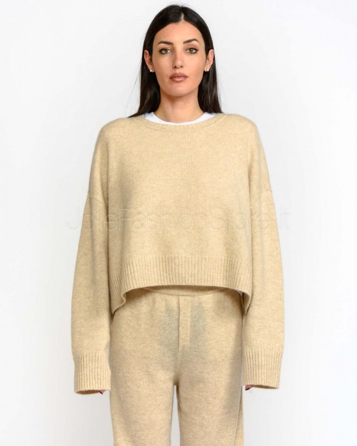 Not Shy Maglia in Cashmere Beige  TAYRA BEIGE CHINE
