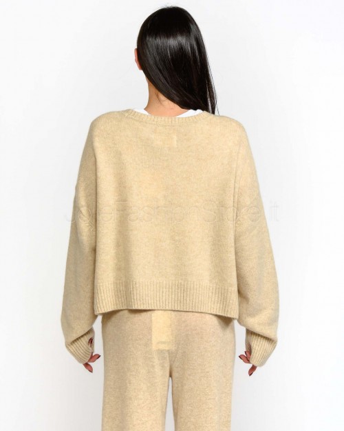 Not Shy Maglia in Cashmere Beige  TAYRA BEIGE CHINE