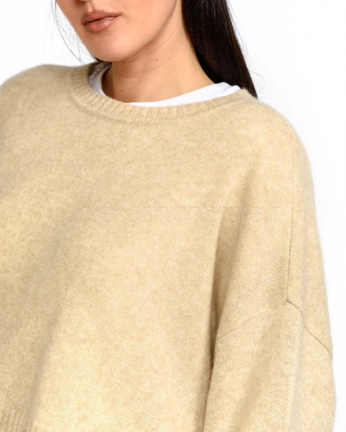 Not Shy Maglia in Cashmere Beige  TAYRA BEIGE CHINE