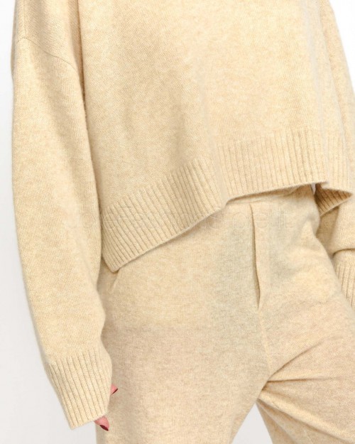 Not Shy Maglia in Cashmere Beige  TAYRA BEIGE CHINE